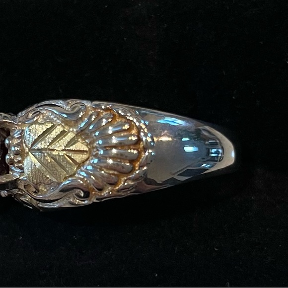 FINAL PRICE Black Hills 12k Garnet Ring - Picture 4 of 6